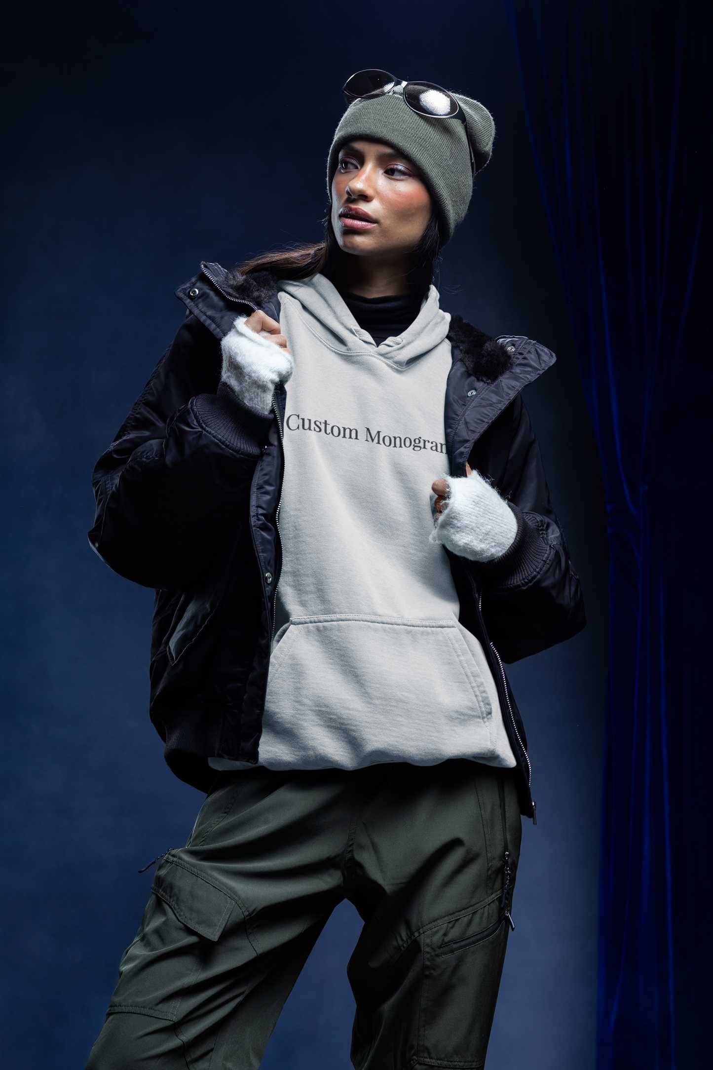 Custom Monogram Hoodie