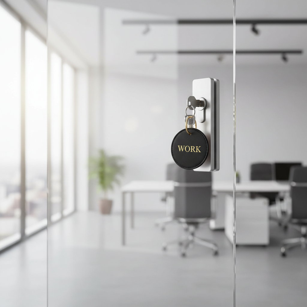 Round Initial Key Tag