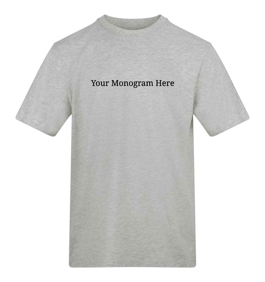Personalised Monogram T-shirt - Custom Gift