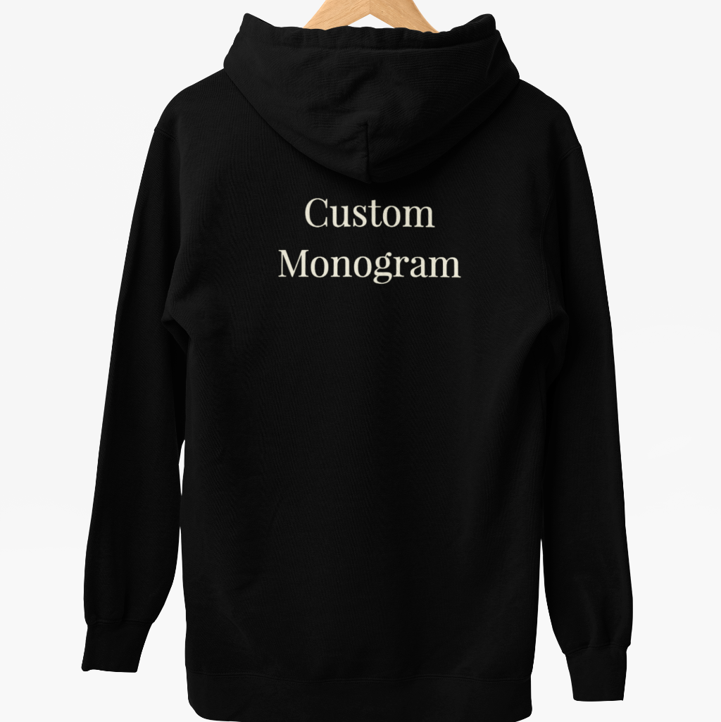Custom Monogram Hoodie
