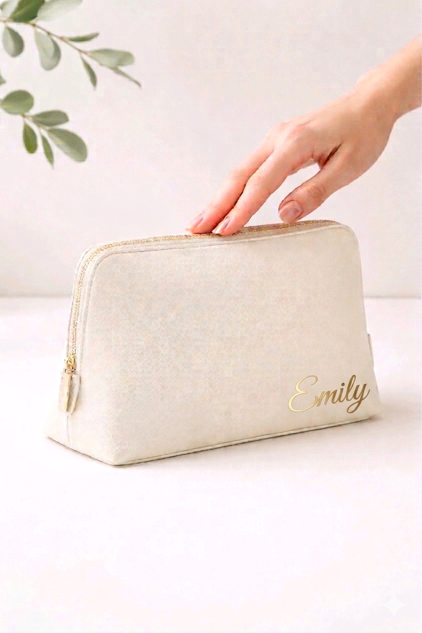 Large Personalised Make-up Bag